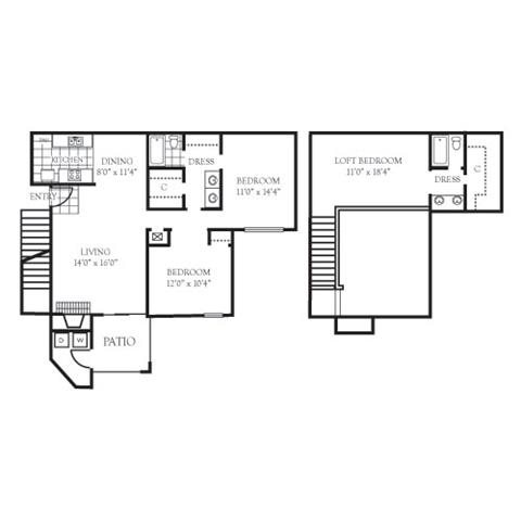 Waldorf Floor Plan Waldorf- 3x2 1353